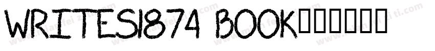 writes1874 Book字体转换